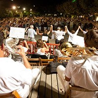 Sardanes amb la cobla Bisbal Jove