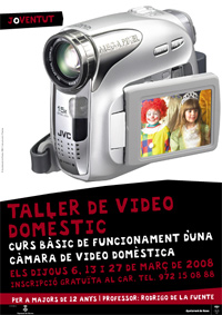 cartell curs de video