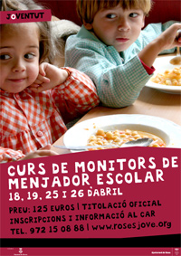 Curs de Monitors de menjador escolar