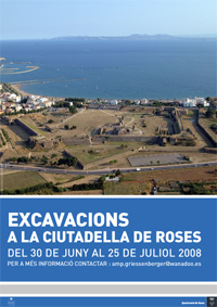 Excavacions a la Ciutadella de Roses