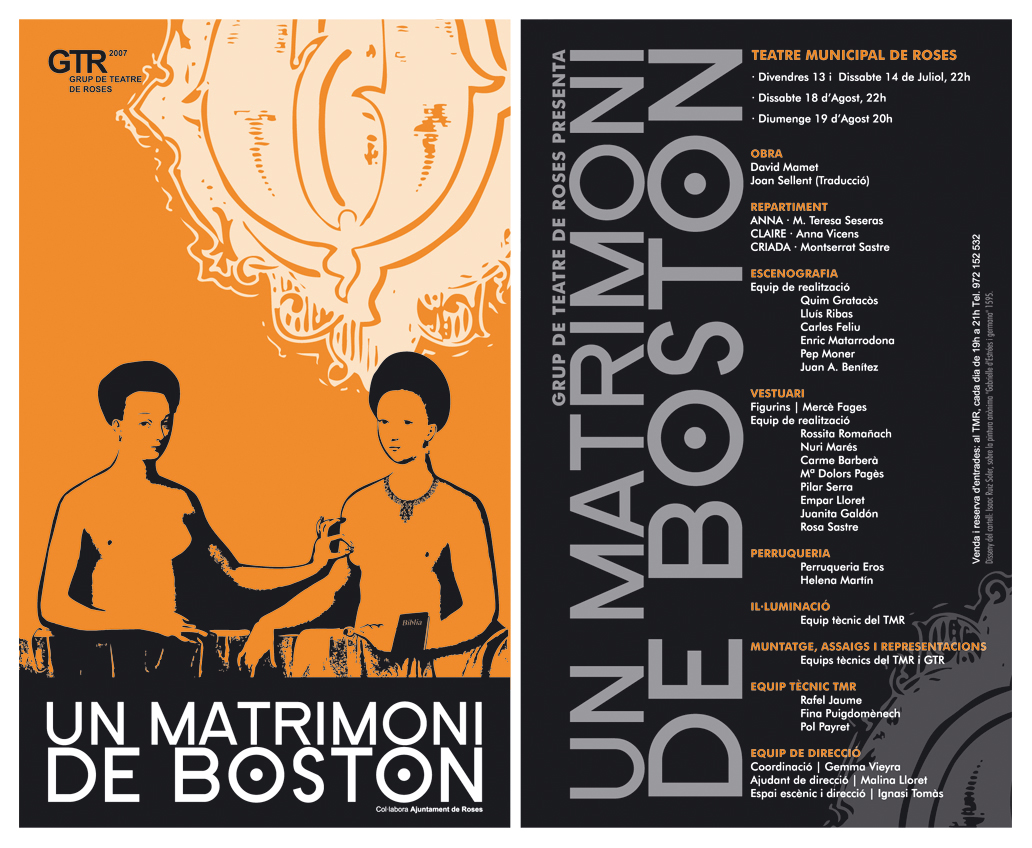 Un matrimoni de Boston de David Mamet