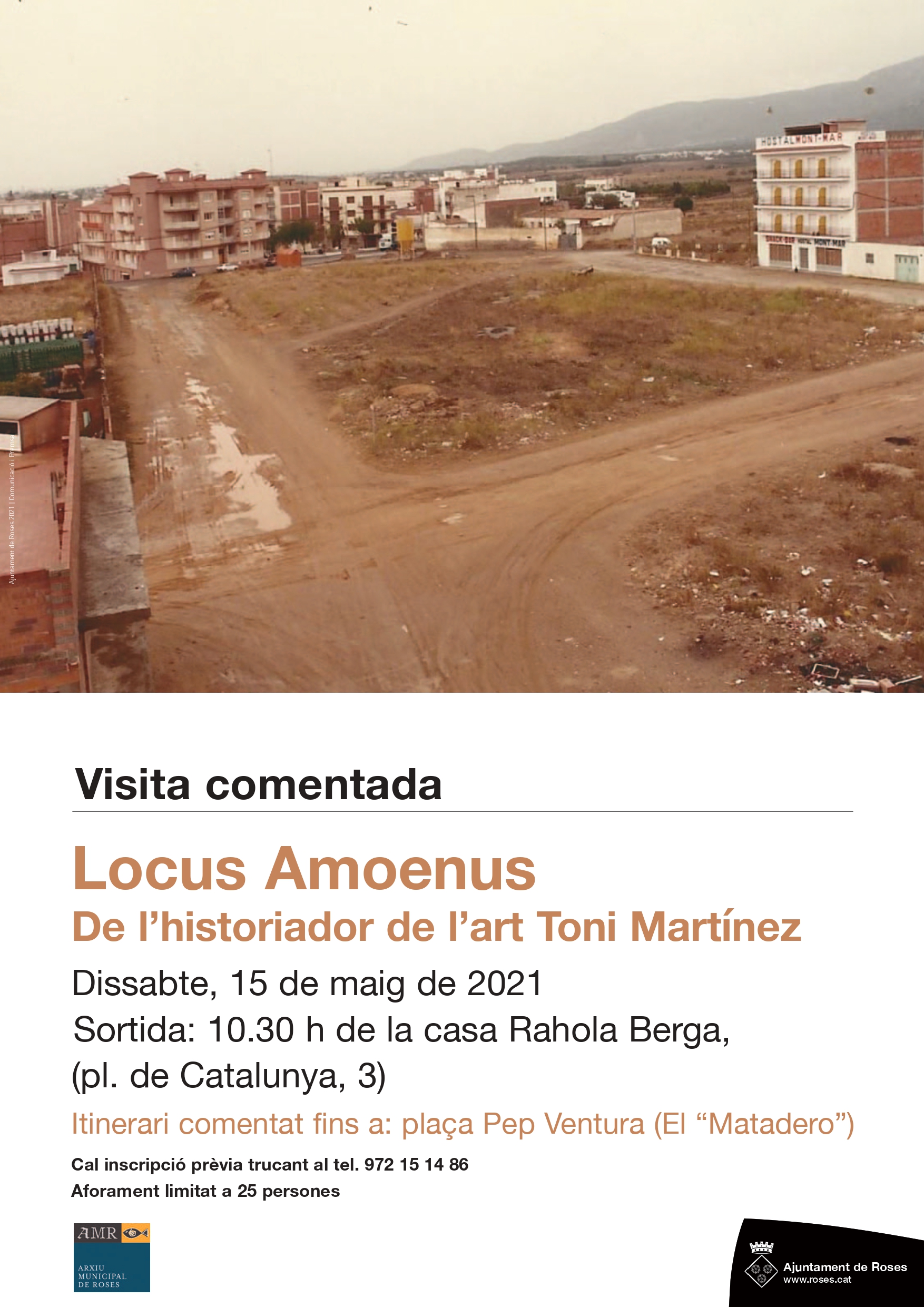 Cartell reduït del Locus Amoenus de Toni Martínez