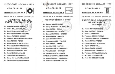 Paperetes eleccions locals de 1979