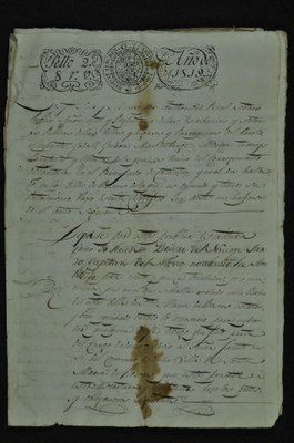 Contracte de nolieig de 1819