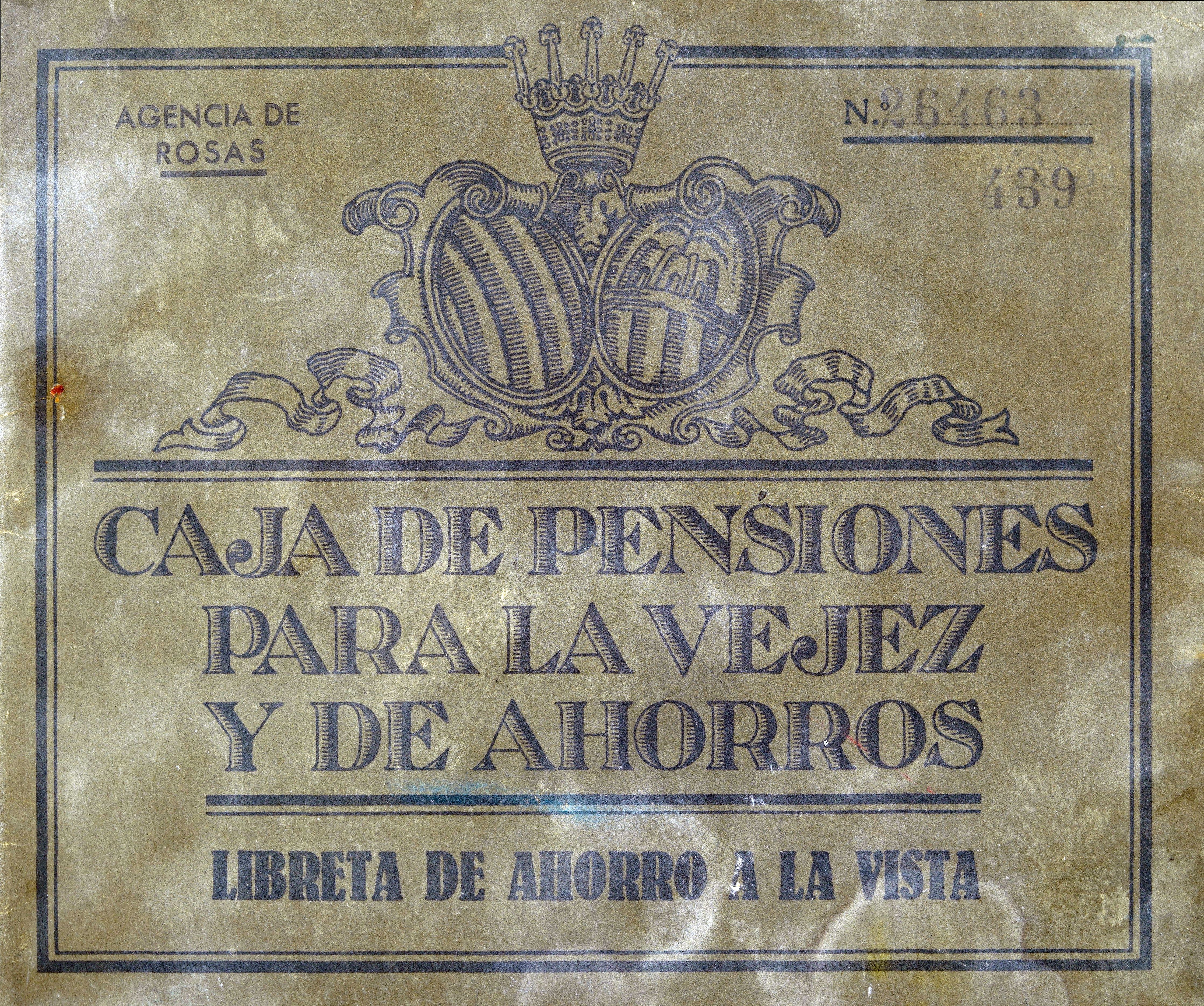 Llibreta de la Caixa de Pensions