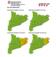 Comunicat d’actualització de la situació de prealerta de l’INUNCAT 