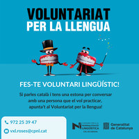 L’Oficina de Català busca persones voluntàries per participar al programa Voluntariat per la llengua