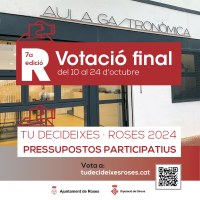 La 7a edició dels Pressupostos Participatius de Roses, a votació!