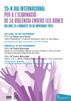 Teatre, curtmetratges i un taller d’il·lustració feminista commemoraran el 25N a Roses 