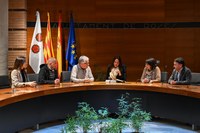 Visita a Roses de la consellera d’Educació, Esther Niubó